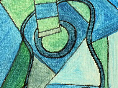 Kidcreate Studio - Johns Creek. Mini Masters- Picasso's Blue Guitar (4-9 Years)