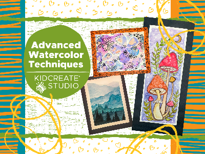 Advanced Watercolor Techniques Weekly Class (9-14 Years)