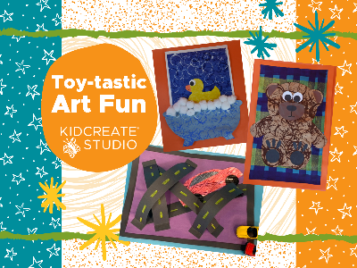 Kidcreate Studio - Oak Park. Toy-tastic Art Fun Weekly Class (18 Months-6 Years)