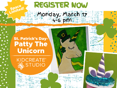 Andover: St. Patrick's Day - Patty the Unicorn