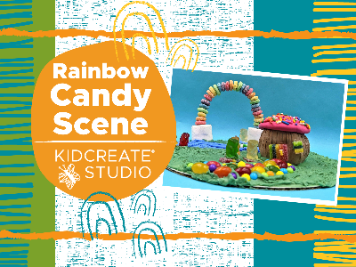 Kidcreate Studio - Mansfield. Rainbow Candy Scene Workshop (4-9 Years)