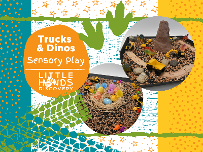 Trucks and Dinos Sensory Play (12 months-6 Years)