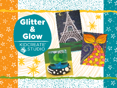 Kidcreate Studio - Fairfax Station. Glitter & Glow Weekly Class (5-12 Years)
